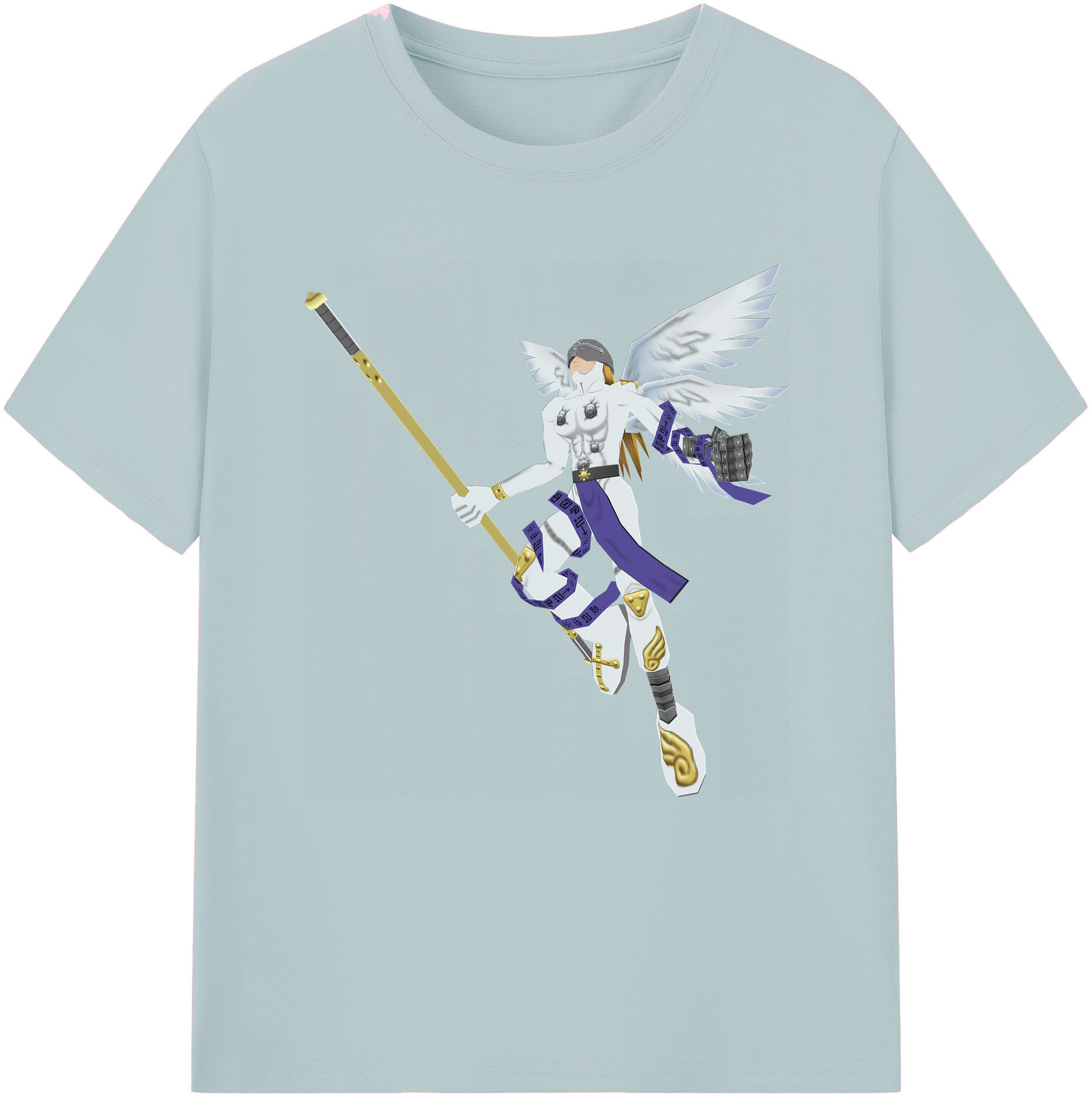 （画像用） Digimon デジタルモンスター/デジモン 綿100％半袖Tシャツ（フロントプリント）